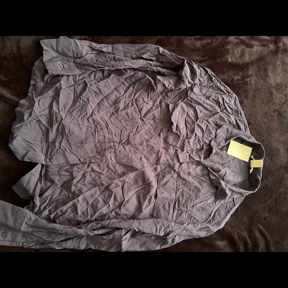 Silky Button Up Shirt